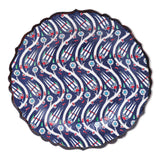 Ceramic Decorative Plate, Tulip Wave Decorative Plate