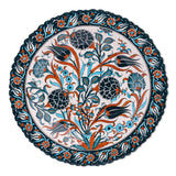 Ceramic Decorative Plate, Sultan's Florals Decorative Plate