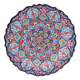 Ceramic Decorative Plate, Royal Mandala Decorative Plate