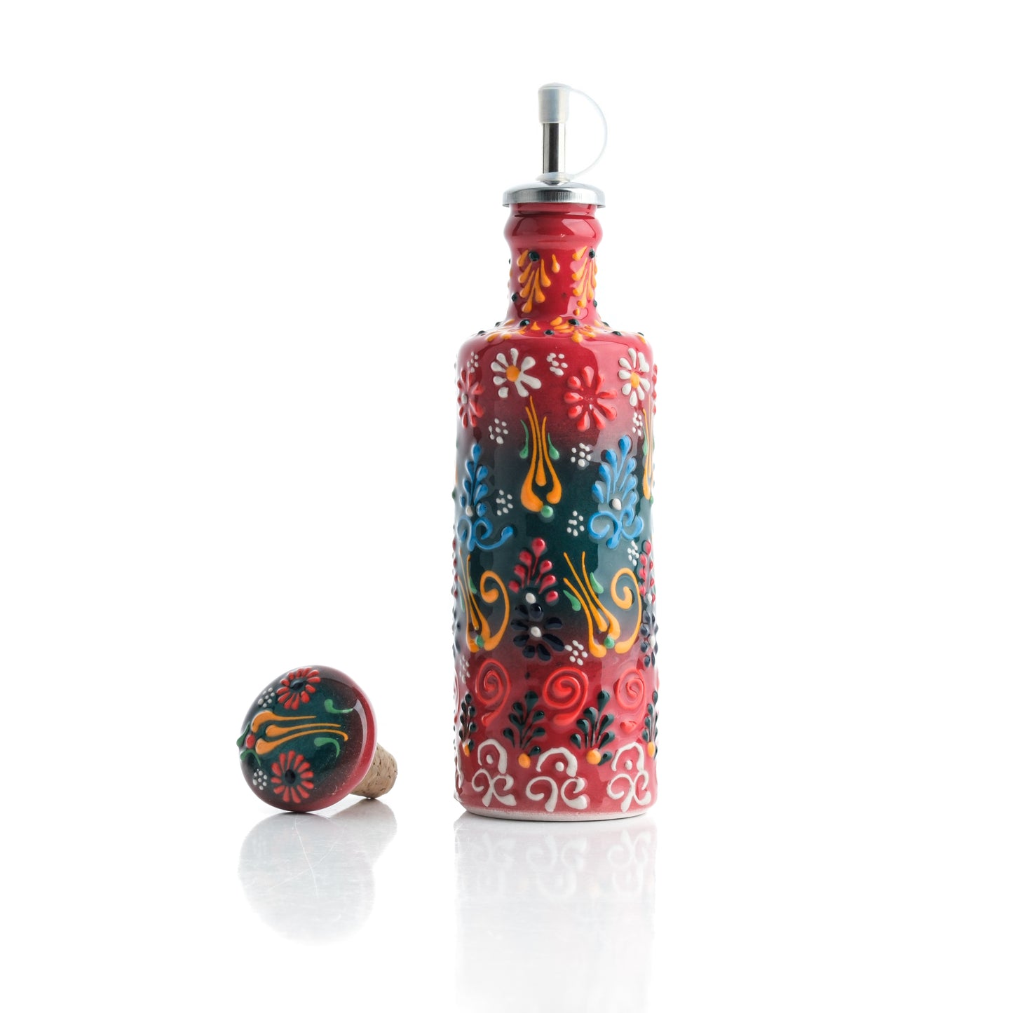 Ceramic Oil Dispenser, Olive Oil Dispener, Handmade Ceramic Oil Bottle