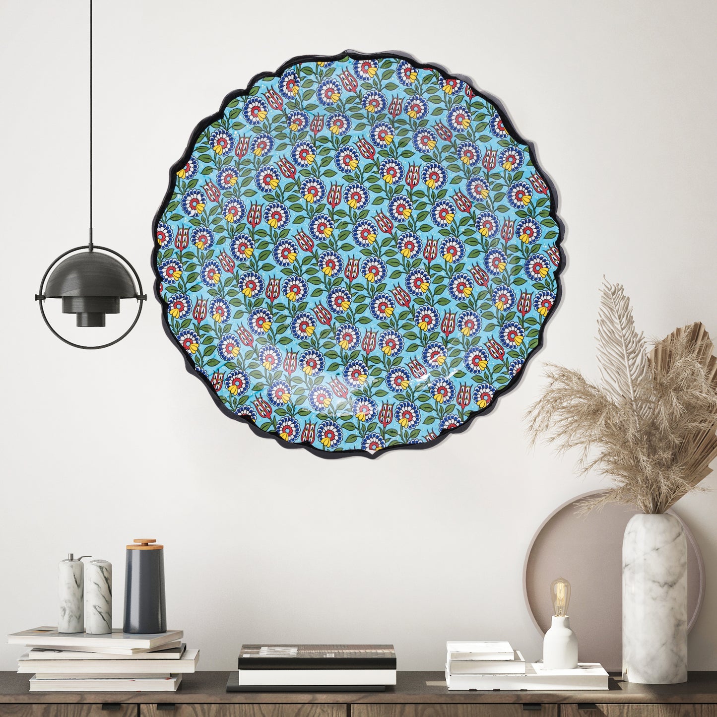 Ceramic Decorative Plate, Garden Bliss Decorative Plate
