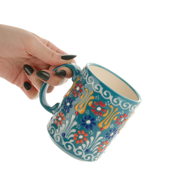 Handmade Ceramic Mugs, 12 Oz Coffee Mug