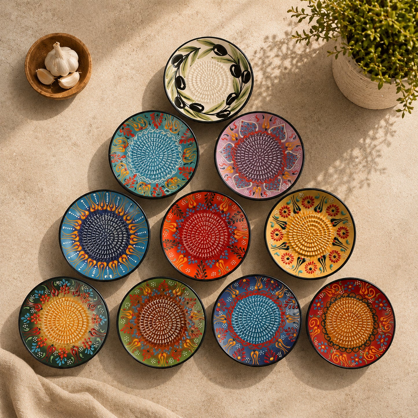 ceramic garlic grater plates