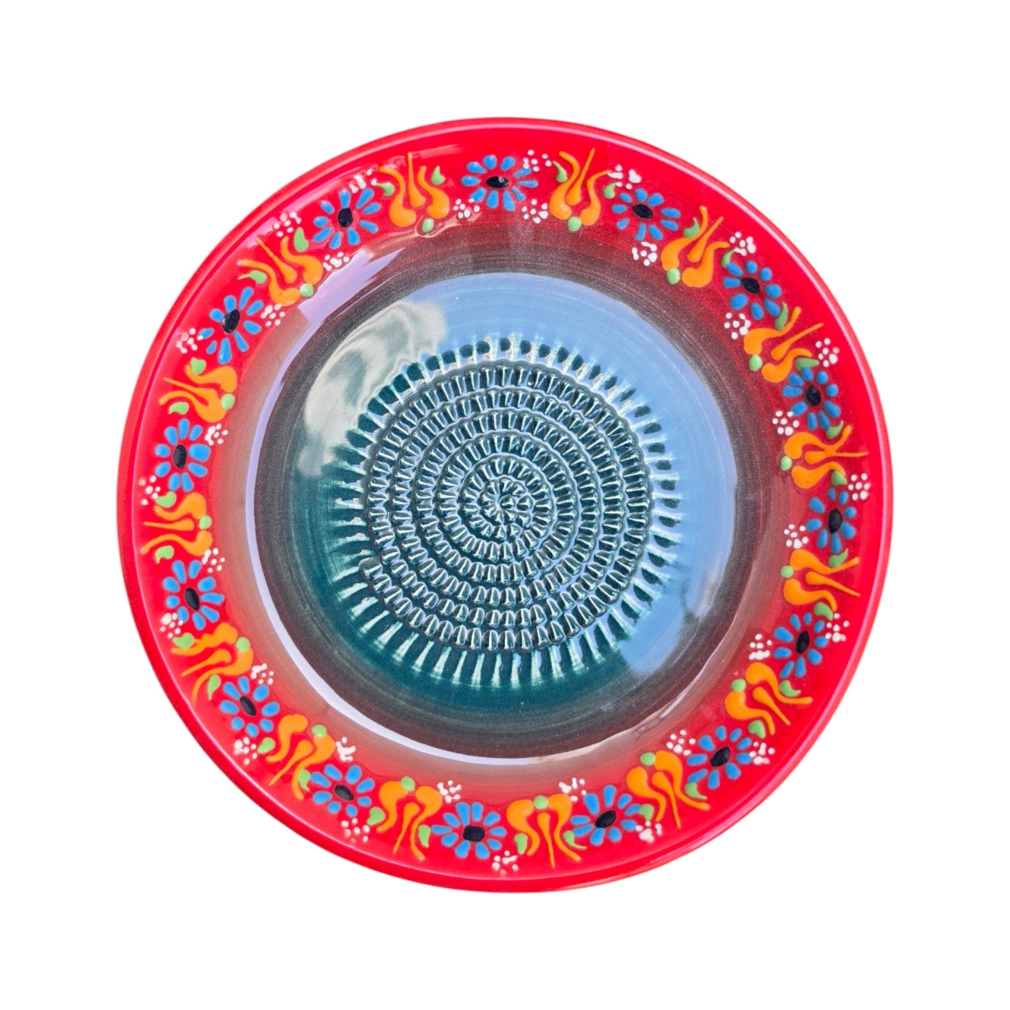 Garlic Grater Bowl, Ceramic Grater Plate, 7" Ceramic Garlic Grinder, Decorative Grater Bowl