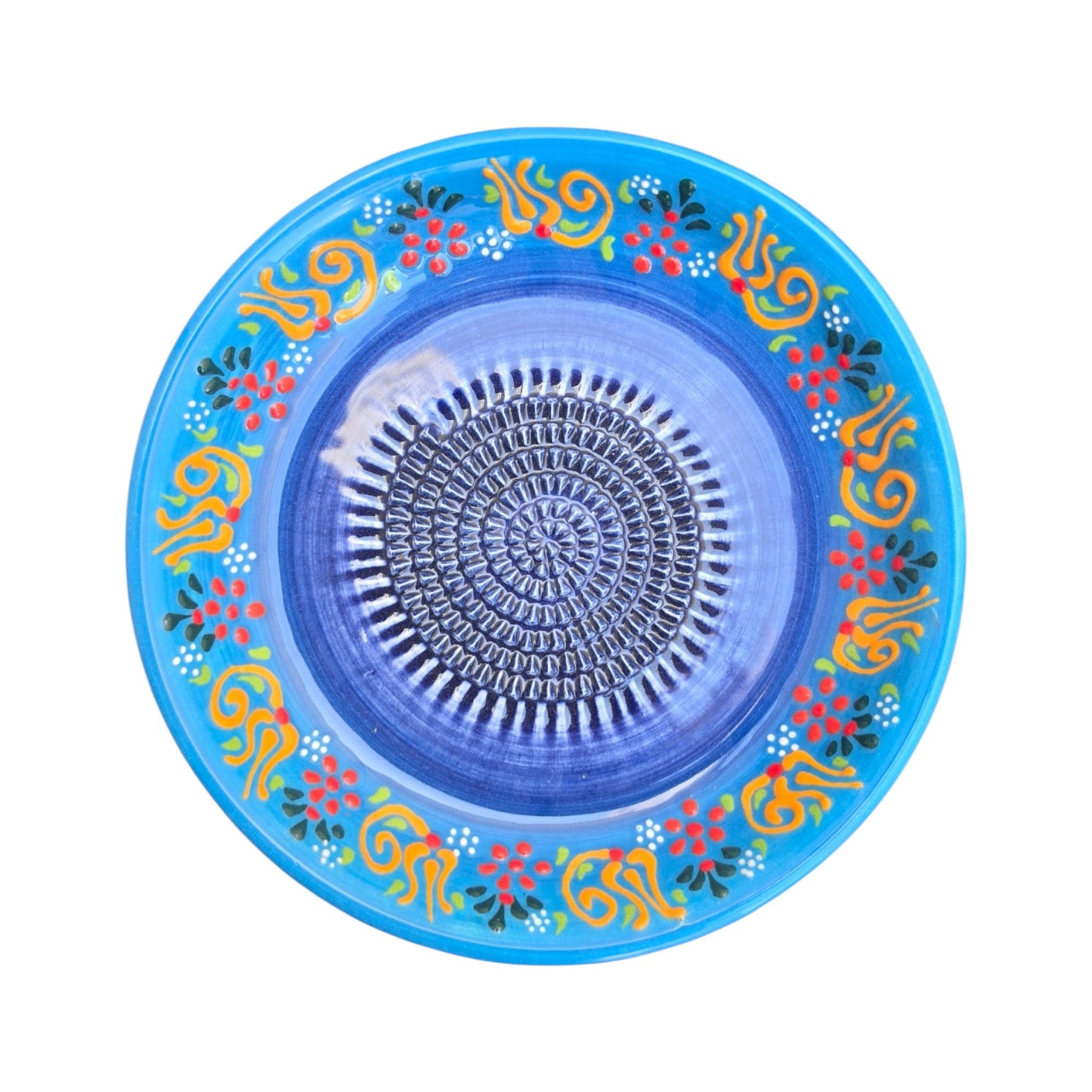 Garlic Grater Bowl, Ceramic Grater Plate, 7" Ceramic Garlic Grinder, Decorative Grater Bowl