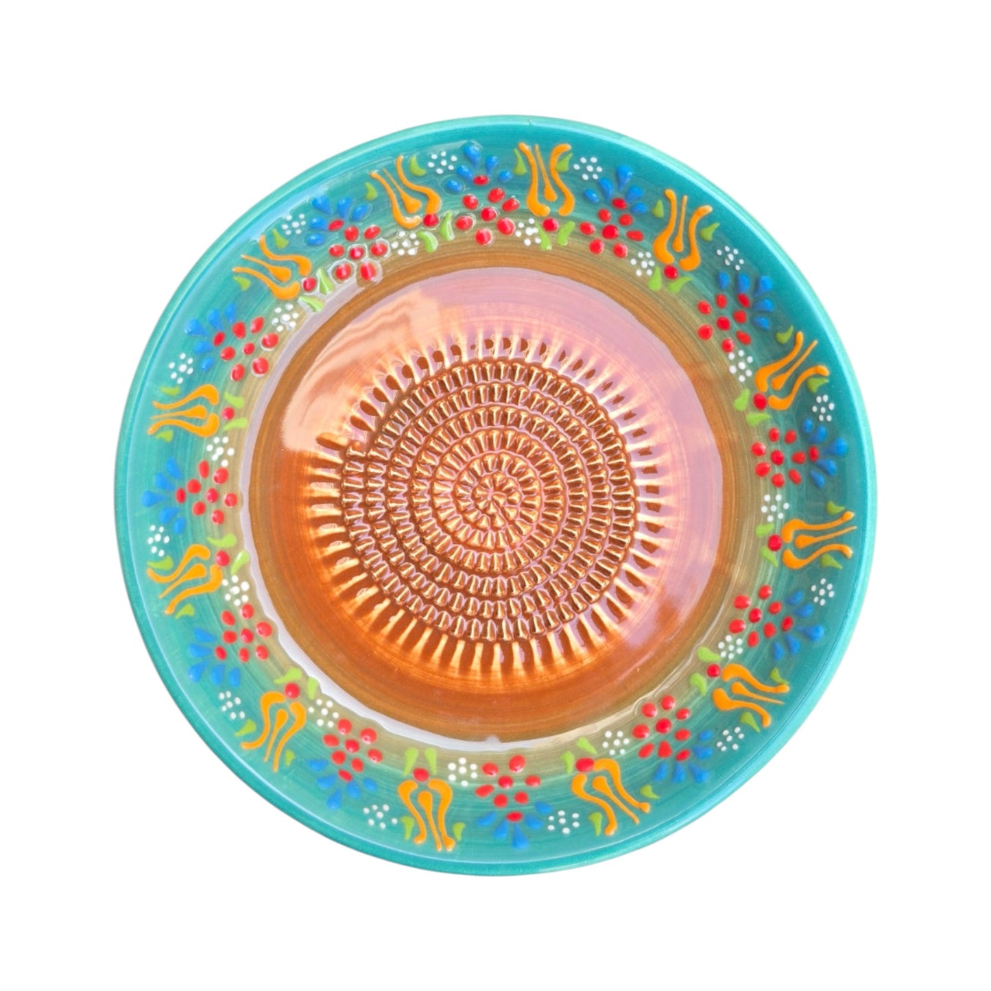Garlic Grater Bowl, Ceramic Grater Plate, 7" Ceramic Garlic Grinder, Decorative Grater Bowl