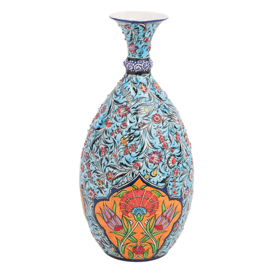 Handmade Ceramic Bottle, Garden Breeze Decorative Bottle, Decorative Vase