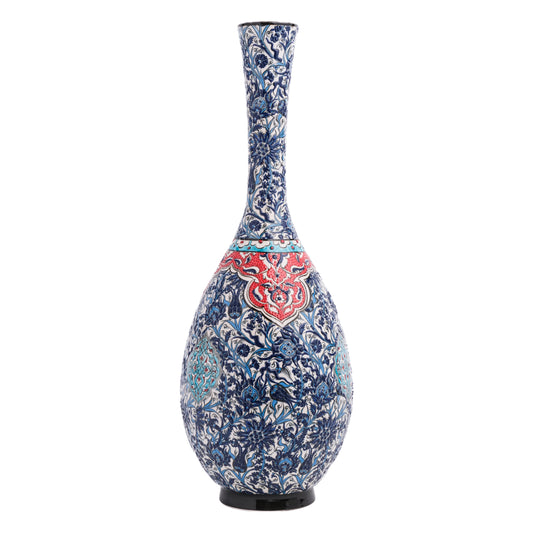 Handmade Ceramic Bottle, Imperial Garden Decorative Bottle, Decorative Vase