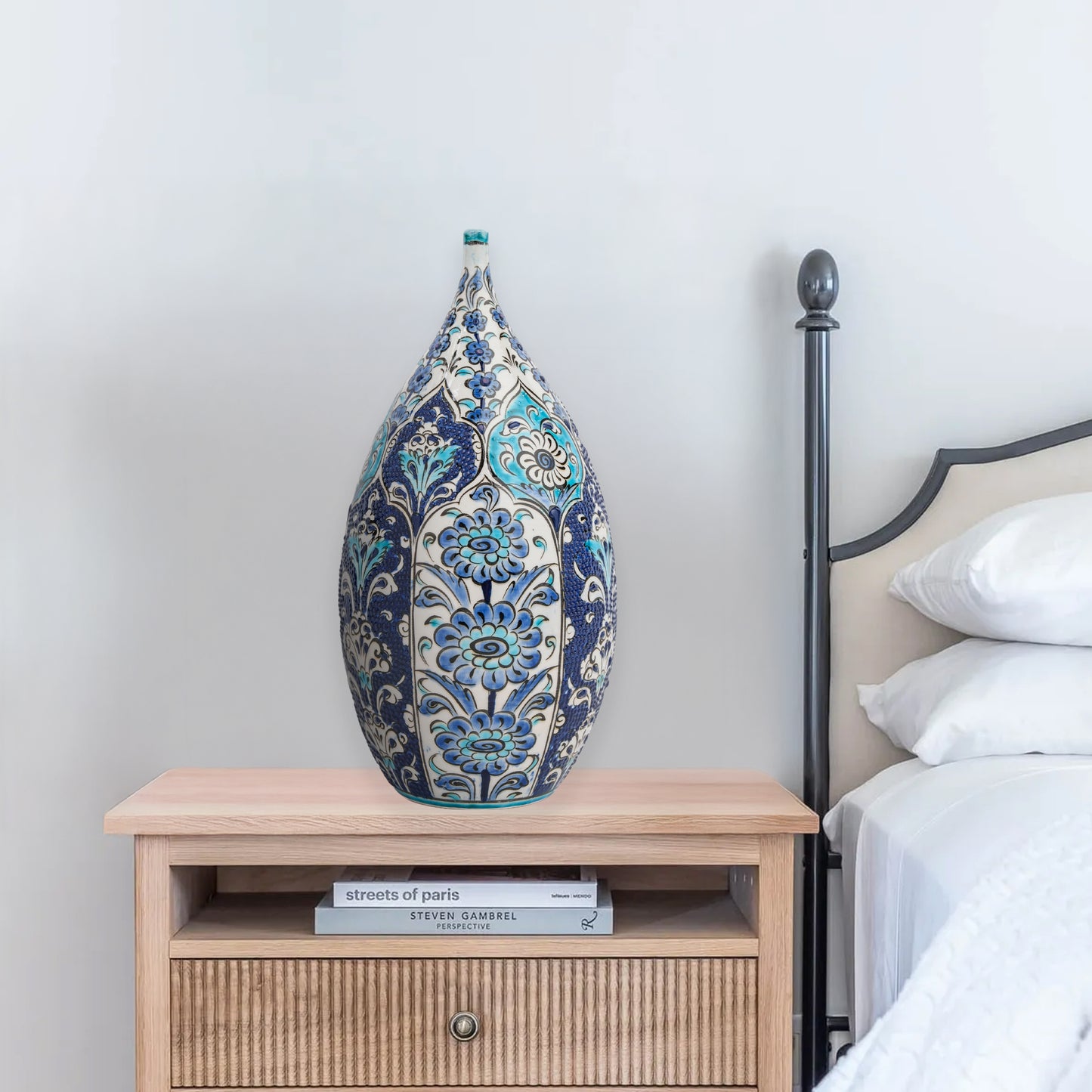 ceramic decorative bottle, ceramic vase, decorative vase