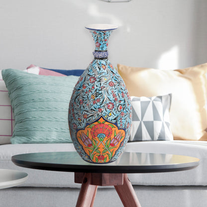 Handmade Ceramic Bottle, Garden Breeze Decorative Bottle, Decorative Vase