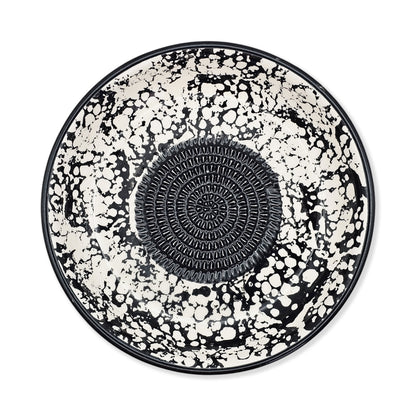 Garlic Grater Bowl, Ceramic Grater Plate, 7" Ceramic Garlic Grinder, Decorative Grater Bowl