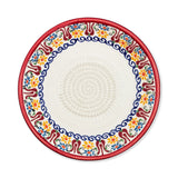 Garlic Grater Bowl, Sultan's Garden Grater Plate, 7" Ceramic Garlic Grinder, Decorative Grater Bowl