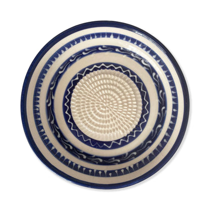 Garlic Grater Bowl, Ceramic Grater Plate, 7" Ceramic Garlic Grinder, Decorative Grater Bowl