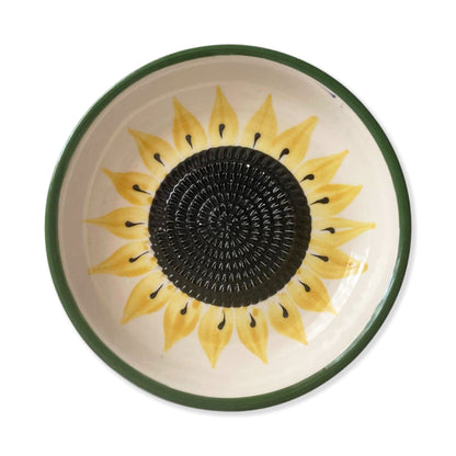 Garlic Grater Bowl, Ceramic Grater Plate, 7" Ceramic Garlic Grinder, Decorative Grater Bowl
