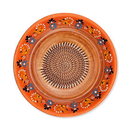 Garlic Grater Bowl, Ceramic Grater Plate, 7" Ceramic Garlic Grinder, Decorative Grater Bowl