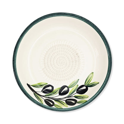 Garlic Grater Bowl, Ceramic Grater Plate, 7" Ceramic Garlic Grinder, Decorative Grater Bowl