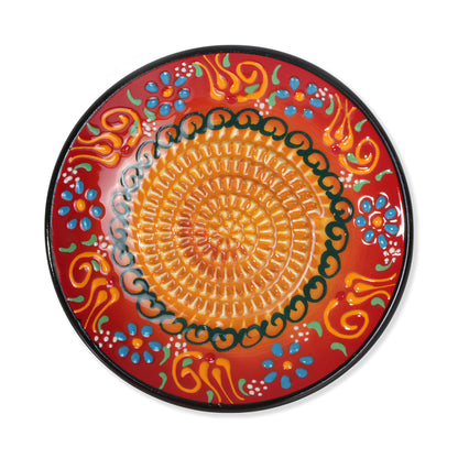 Garlic Grater Plate, Ceramic Grater Plate, 5" Ceramic Garlic Grinder, Decorative Garlic Mincer