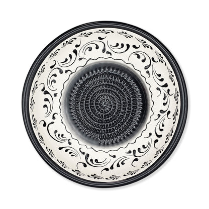 Garlic Grater Bowl, Ceramic Grater Plate, 7" Ceramic Garlic Grinder, Decorative Grater Bowl