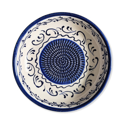 Garlic Grater Bowl, Ceramic Grater Plate, 7" Ceramic Garlic Grinder, Decorative Grater Bowl