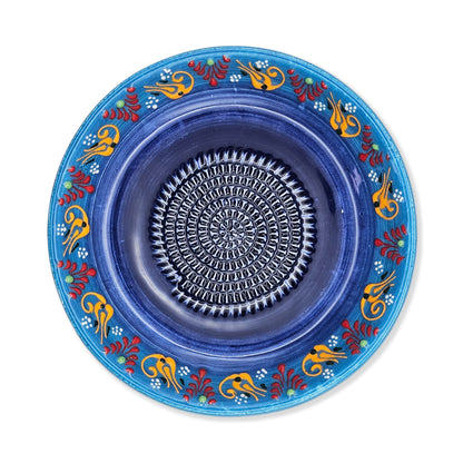 Garlic Grater Bowl, Ceramic Grater Plate, 7" Ceramic Garlic Grinder, Decorative Grater Bowl
