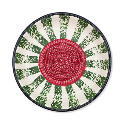 Garlic Grater Bowl, Ceramic Grater Plate, 7" Ceramic Garlic Grinder, Decorative Grater Bowl