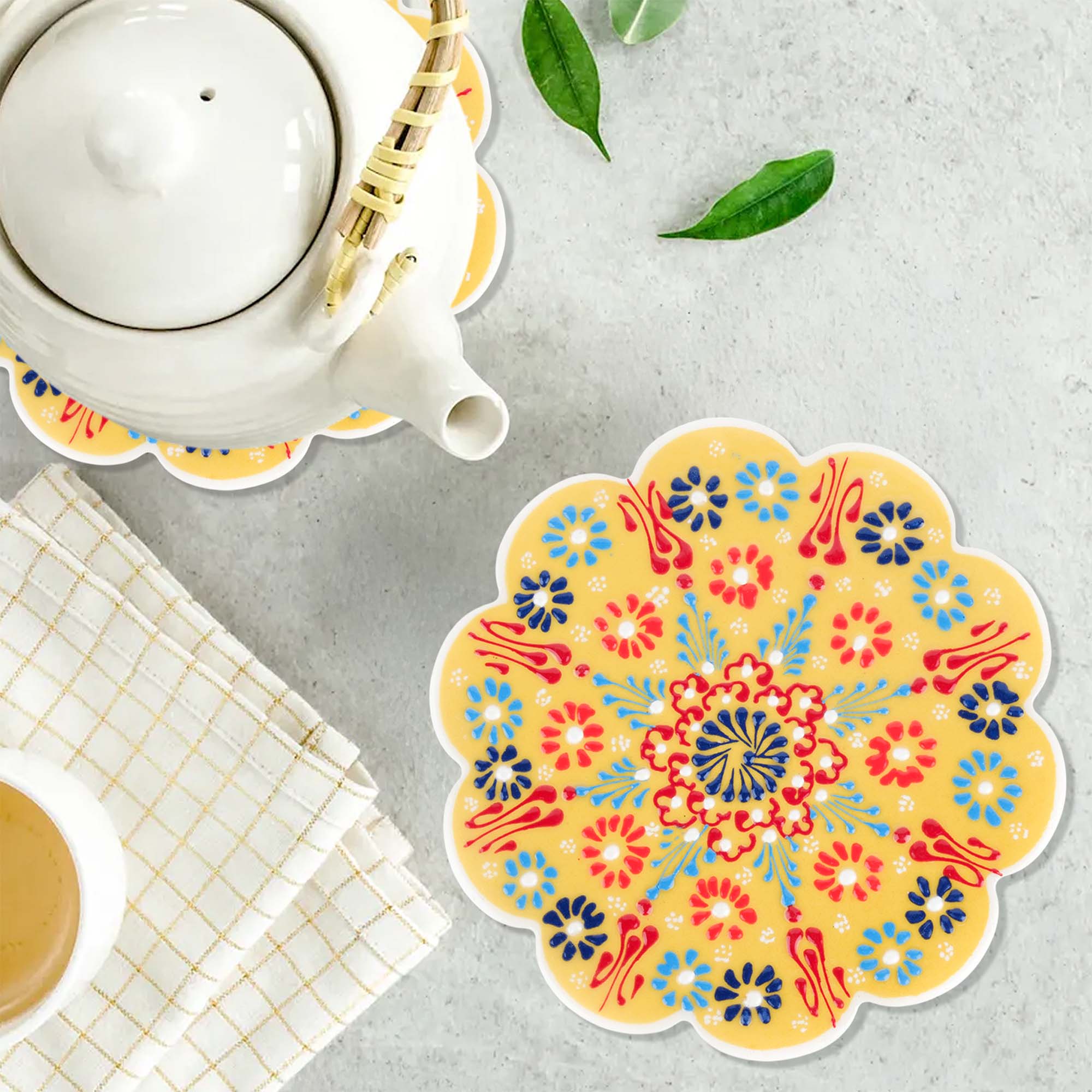 Handmade Ceramic Trivet – 7