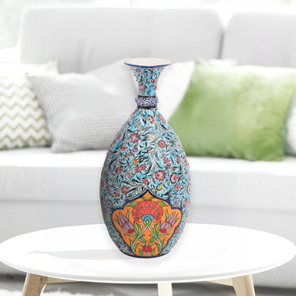 Handmade Ceramic Bottle, Garden Breeze Decorative Bottle, Decorative Vase