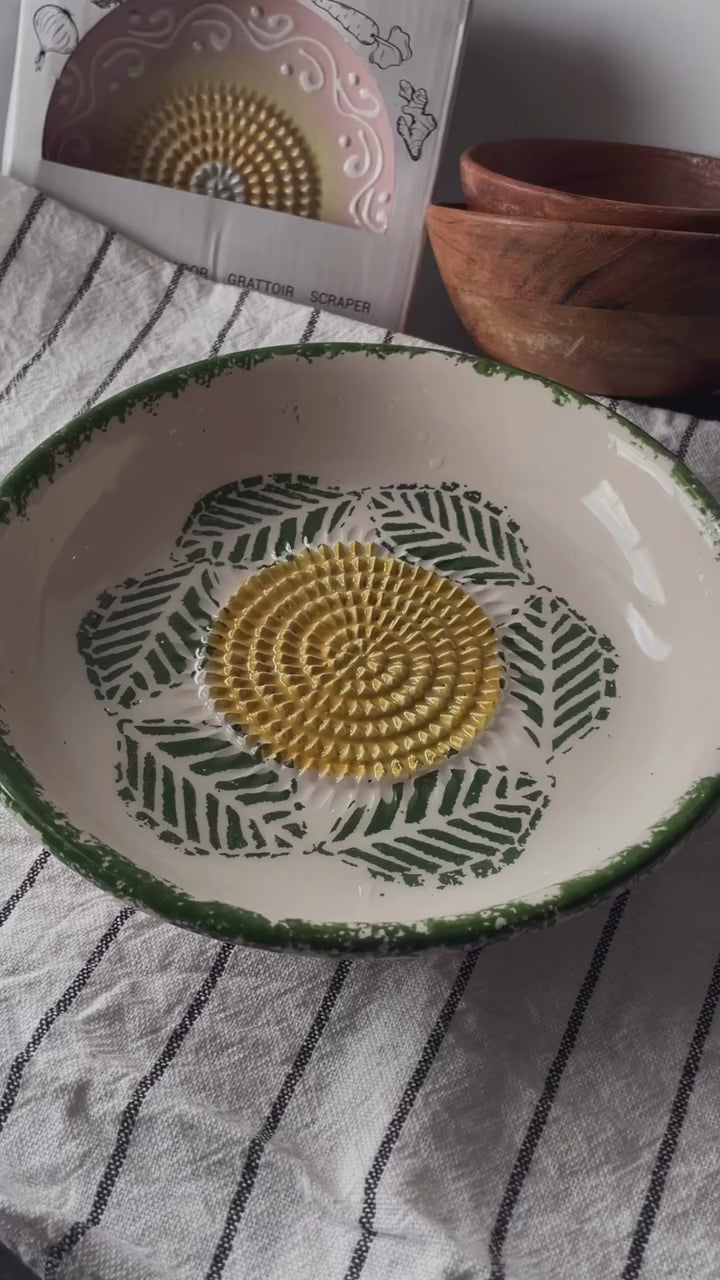 How to use our ceramic grater bowl