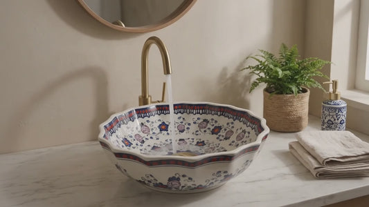  Delicate botanical detailing with vibrant accents